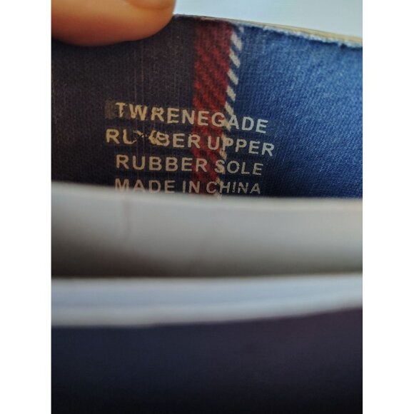 Tommy Hilfiger Renegade Rain Boots Womens 10 Yellow Blue Lace Up - Picture 9 of 10